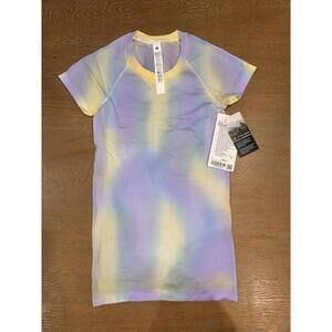 NWT Lululemon Size 2 Swiftly Tech Short Sleeve 2.0 Hip Length Wash PWLF